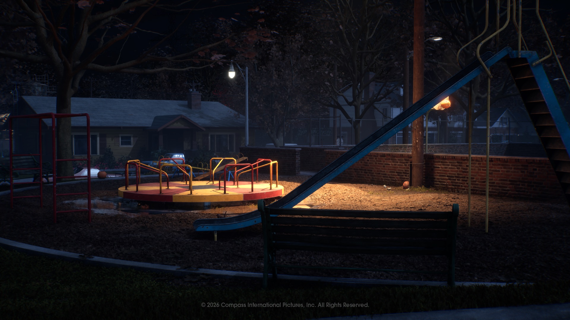 Orange Grove Estates park in Halloween: The Game